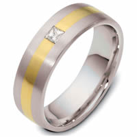 Item # E115101E - 18K Two-Tone Diamond Ring.