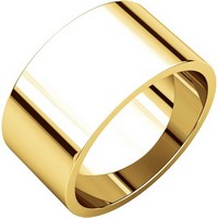 Item # F33661 - 14K Yellow Gold 10mm Wide Wedding Band