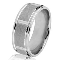Item # G14549WE - 18Kt White Gold 8MM Classic Wedding Ring
