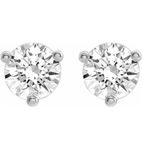 Item # LGE73050WE - 1/2 CTW Martini-Set Lab Grown Diamond Stud Earrings Set In 18KT White Gold