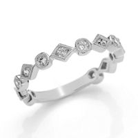 Item # M31891PP - Platinum 0.35 Ct Tw Diamond Stackable Ring