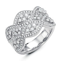 Item # M31960PP - Platinum 0.78 Ct Tw Diamond Ring