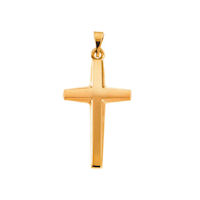 Item # S21966 - 14Kt Yellow Gold Cross Pendant