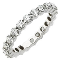 Item # S71140WE - 18K Gold Diamond Eternity Ring