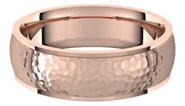 Hammered Wedding Rings