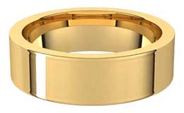 Men's Yellow Gold Wedding Bands